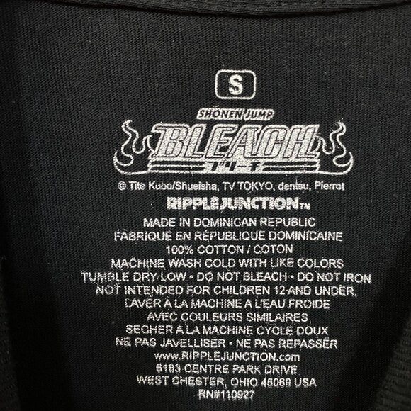 Bleach Ichigo Kurosaki Shinigami Daikou- Substitute Soul Reaper Anime T-Shirt Sm - Picture 4 of 4